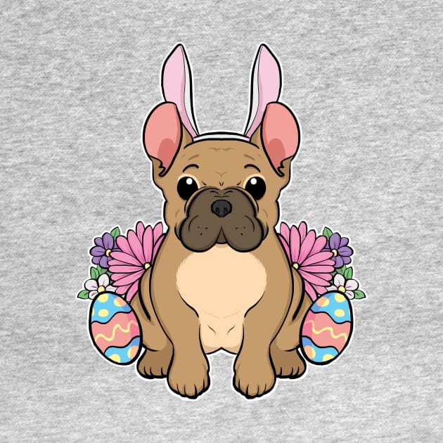 French Bulldog Easter Bunny by Starline Hodge